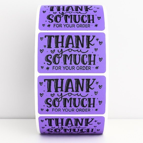 Thank You So Much For Your Order Sticker Small Shop sticker Small Business label - Picture 7 of 11
